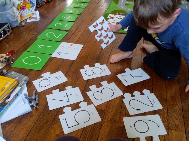 montessori chiffres 1